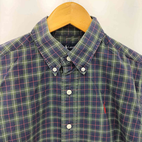 ラルフローレン RALPH LAUREN チェック柄 ボタンダウンシャツ レディース 150