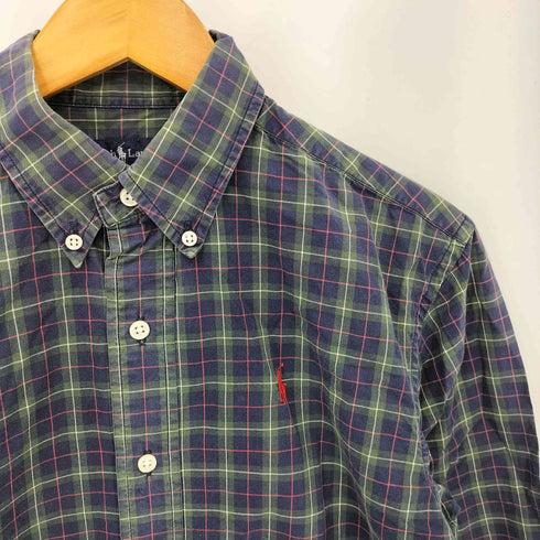 ラルフローレン RALPH LAUREN チェック柄 ボタンダウンシャツ レディース 150