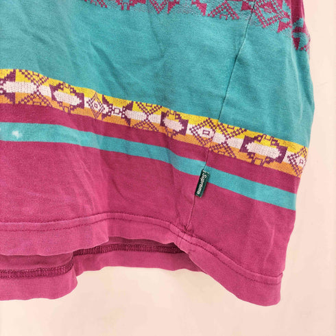 シュプリーム Supreme Navajo Aztec Colourful Design T-Shirt ストライプ柄 ポケット付き シャツ カットソー メンズ