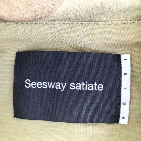 SEESWAY SATIATE ウッドランドカモ リップストップ パッカブル ジャケット メンズ JPN:L