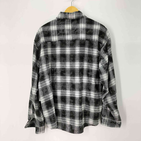 MSG ヴィンテージ加工 オンブレチェック長袖シャツ street メンズ JPN:L