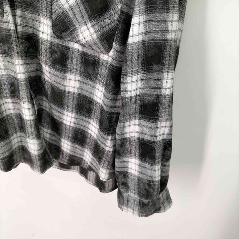 MSG ヴィンテージ加工 オンブレチェック長袖シャツ street メンズ JPN:L