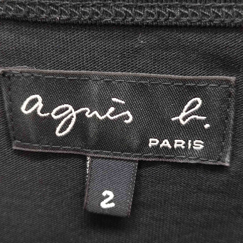 アニエスベー agnes b. センターライン カットソー レディース JPN:2