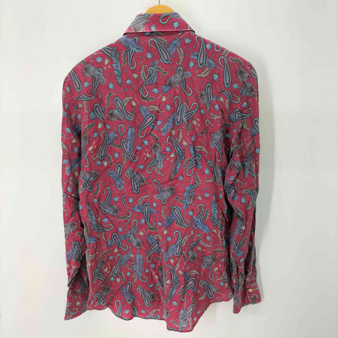 ポールスミス Paul Smith Feather Paisley Shirt フェザー ペイズリー ウエスタン シャツ メンズ import:M