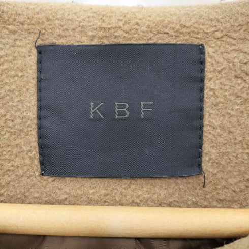 ケイビーエフ KBF ノーカラーコート ロング アウター レディース ONE