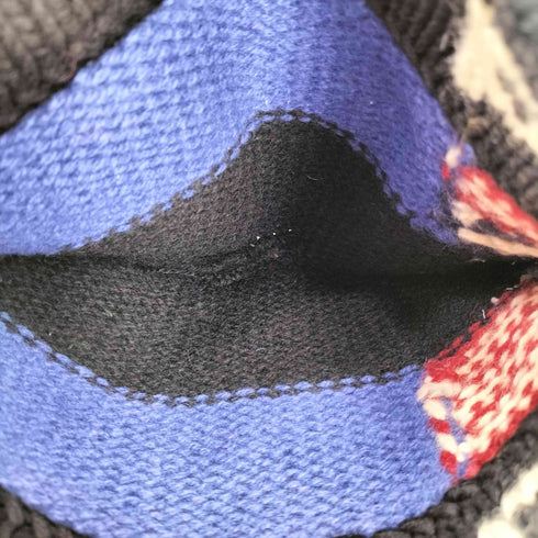 ポロスポーツラルフローレン POLO SPORT RALPH LAUREN 90s HAND KNIT フラッグ プリントニットビーニー メンズ