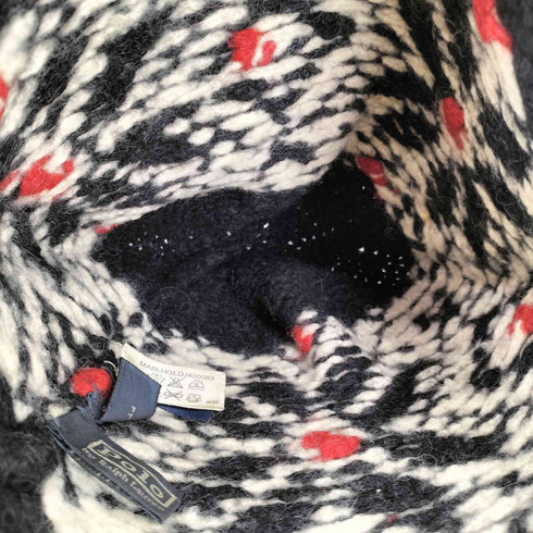 ポロバイラルフローレン Polo by RALPH LAUREN 90s アルパカ混 ニットビーニー メンズ FREE