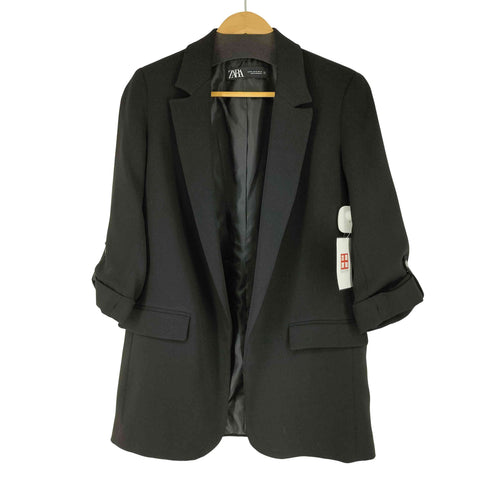 ザラ ZARA ロールアップスリーブブレザー レディース import:XS