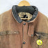 バブアー Barbour イングランド製 裏地チェック BUSHMAN JACKET メンズ import:L