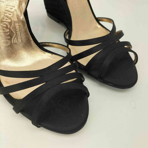 サルヴァトーレフェラガモ Salvatore Ferragamo ウェッジソール デザインサンダル レディース