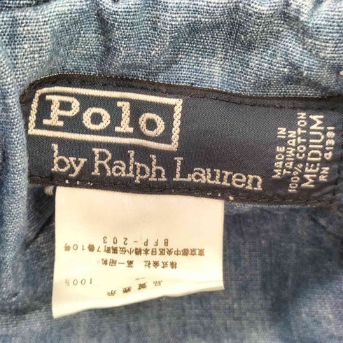 ポロバイラルフローレン Polo by RALPH LAUREN 90s シャンブレーバケットハット メンズ M