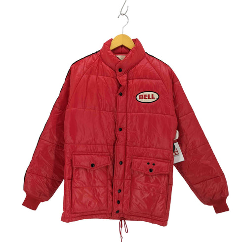 70S USA製 企業ロゴ レーシング パテッド ジャケット メンズ import:S