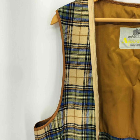 アクアスキュータム AQUASCUTUM チェック柄 ライナー メンズ