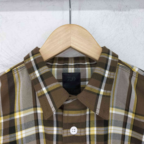 ダイワピアサーティナイン DAIWA PIER39 TECH ELBOW PATCH WORK SHIRTS FLANNEL PLAIDS メンズ JPN:XL