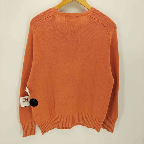 ポロバイラルフローレン Polo by RALPH LAUREN 90S 同色 ポニー刺繍 ラグラン コットン プルオーバー ニット メンズ import:L