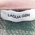 ラグアジェム LAGUA GEM GINGHAM CHECK POLO KNIT レディース FREE