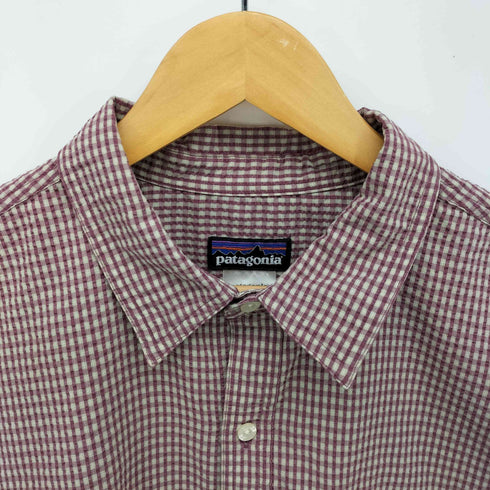パタゴニア patagonia 13SS シアサッカー チェック S/S シャツ メンズ import:L