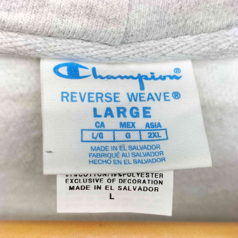 チャンピオン Champion 復刻 青タグ 目無し REVERSE WEAVE リバースウィーブ プルオーバー パーカー メンズ import:L