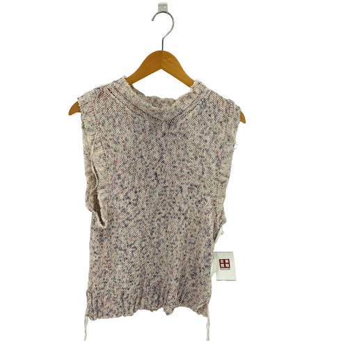 タン TAN PAINTED YARN VEST レディース FREE