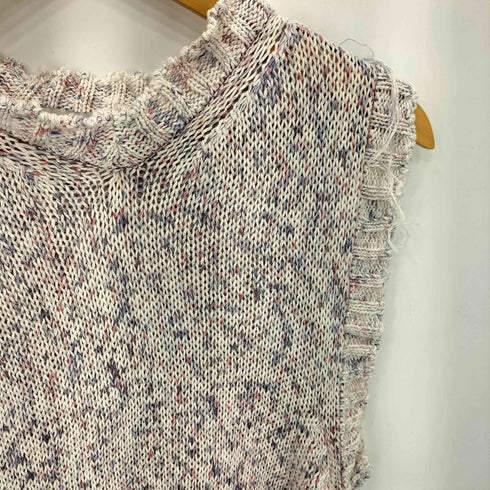 タン TAN PAINTED YARN VEST レディース FREE