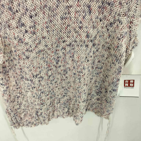 タン TAN PAINTED YARN VEST レディース FREE