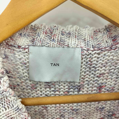 タン TAN PAINTED YARN VEST レディース FREE