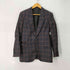 ポールスミス Paul Smith E.THOMAS WOOL CHECK チェック 2B テーラードジャケット & ノータック テーパードスラックス 裏地フェザー メンズ 上下:M