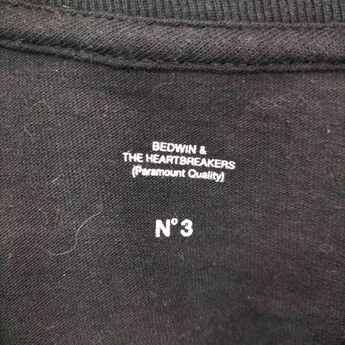 ベドウィンアンドザハートブレイカーズ BEDWIN&THE HEARTBREAKERS フロント アニマルプリント Tシャツ カットソー メンズ