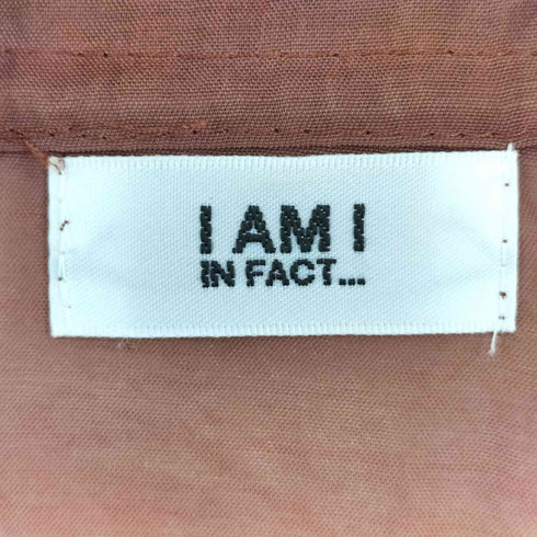 I AM I IN FACT... シアー ナイロン ジャケット レディース FREE