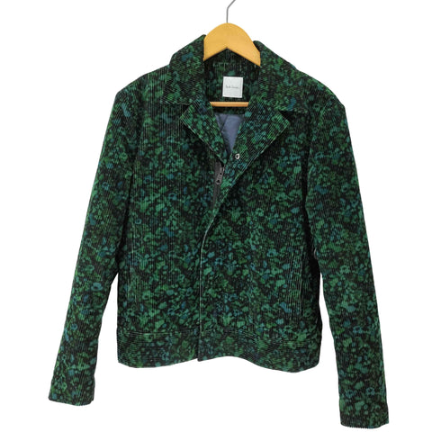 ポールスミス Paul Smith Twilight Floral ショートブルゾン 太畝コーデュロイ 裏地キルティング メンズ import:M