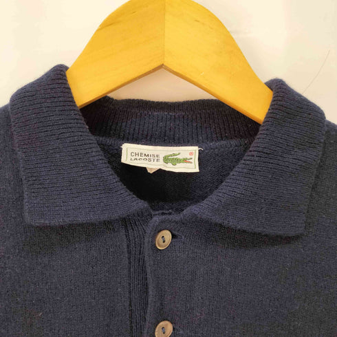 シュミーズラコステ CHEMISE LACOSTE ワンポイント ウール ニットポロ メンズ JPN:3
