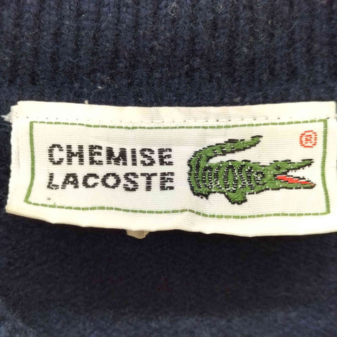 シュミーズラコステ CHEMISE LACOSTE ワンポイント ウール ニットポロ メンズ JPN:3