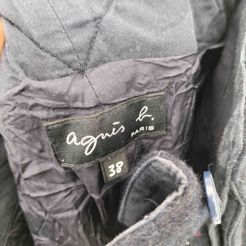 アニエスベー agnes b. ウールハイウエストパンツ レディース 38