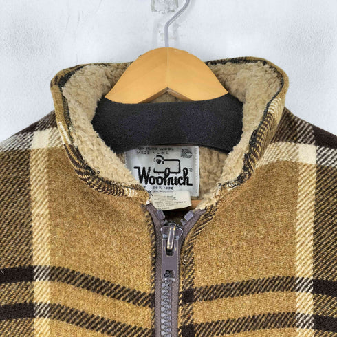ウールリッチ WOOLRICH 70S 裏ボア チェック ジャケット メンズ JPN:M