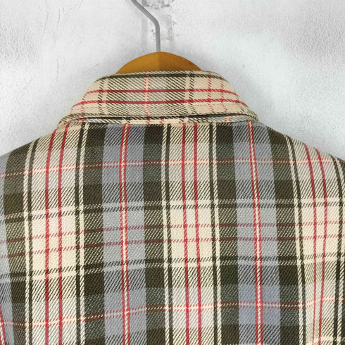 ファイブブラザー FIVE BROTHER 70-80S MADE IN USA 裏地キルティング ネルシャツ メンズ JPN:M
