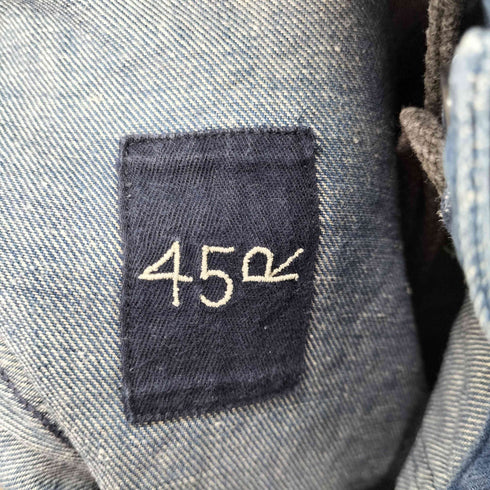 フォーティファイブアールピーエム 45rpm コットンリネンブルーデニムの908ベイカーパンツ レディース JPN:2