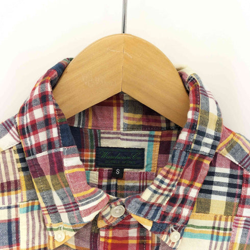 ウエアハウス WAREHOUSE パッチワーク L/S シャツ メンズ import:S