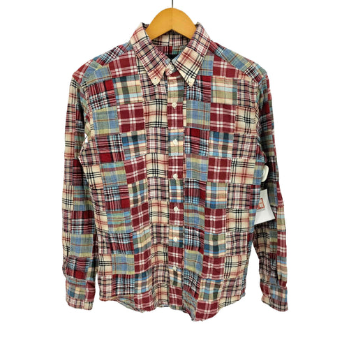 ウエアハウス WAREHOUSE パッチワーク L/S シャツ メンズ import:S