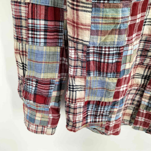 ウエアハウス WAREHOUSE パッチワーク L/S シャツ メンズ import:S