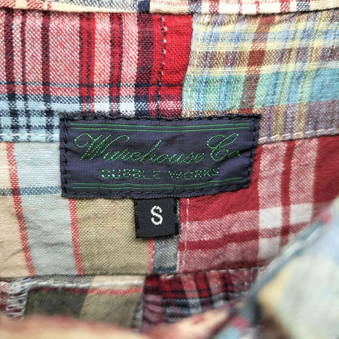 ウエアハウス WAREHOUSE パッチワーク L/S シャツ メンズ import:S