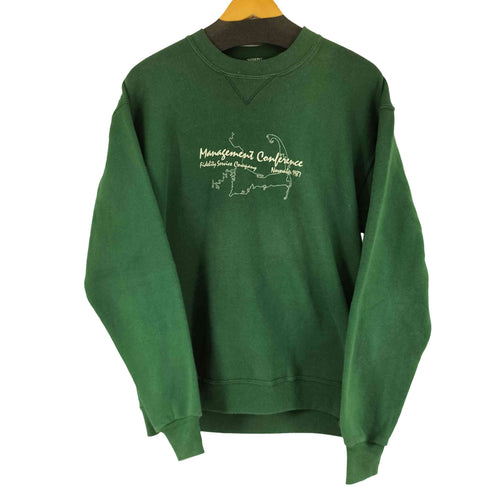 ラッセルアスレチック RUSSELL ATHLETIC 90S MADE IN USA フロントプリント クルーネック スウェット メンズ JPN:L