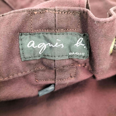 アニエスベー agnes b. PARIS キャンバス 巾着 ワンショルダーバッグ メンズ