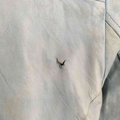 Advantage Cycle ラムレザーシングルライダースジャケット メンズ