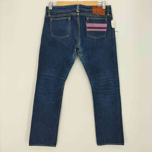 モモタロウジーンズ MOMOTARO JEANS セルビッジ ローライズ タイト ストレート デニム メンズ 29