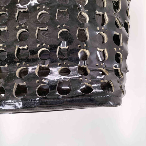 ツモリチサト TSUMORI CHISATO パンチングエナメルバッグ レディース