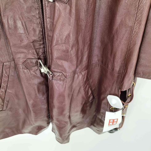 サイドレース フックレザーコート Y2K レディース