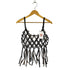 チカキサダ Chika Kisada DENIM MACRAME TOP キャソール レディース FREE
