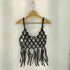 チカキサダ Chika Kisada DENIM MACRAME TOP キャソール レディース FREE