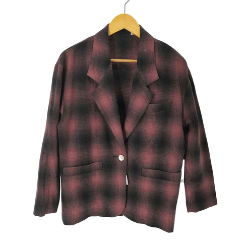 ヤングアンドオルセン YOUNG&OLSEN The DRYGOODS STORE オンブレチェック ウールテーラードジャケット レディース JPN:2