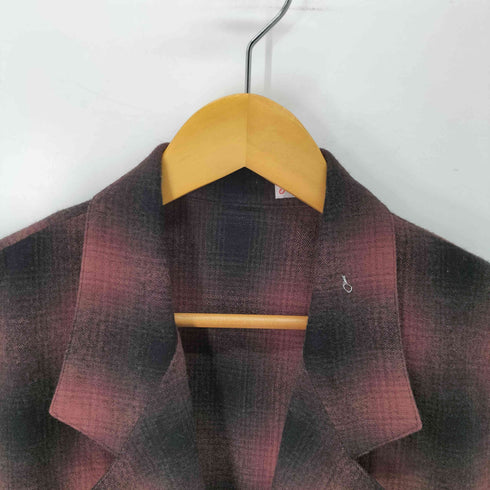ヤングアンドオルセン YOUNG&OLSEN The DRYGOODS STORE オンブレチェック ウールテーラードジャケット レディース JPN:2